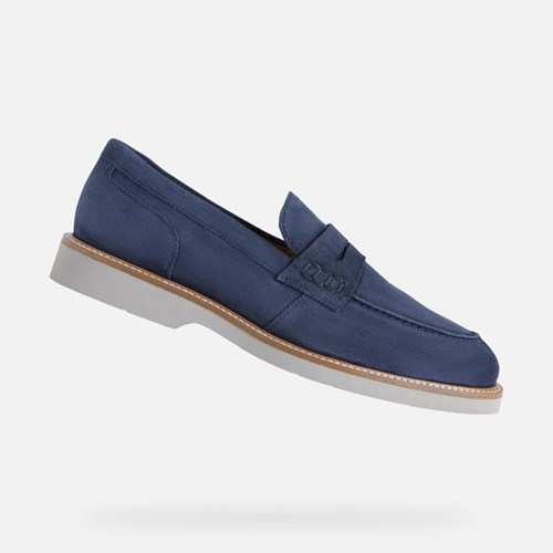 Geox Gubbio Loafers Herre Mørkeblå | 52917-TNJH