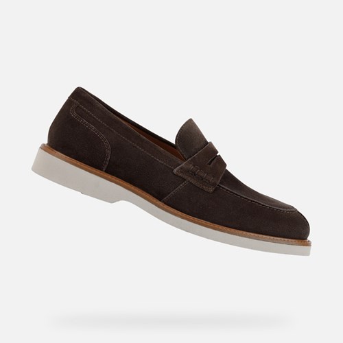 Geox Gubbio Loafers Herre Mørkebrune | 07546-LPJY