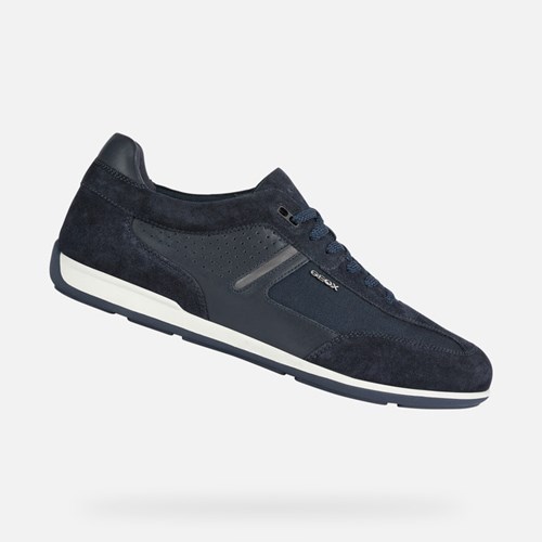 Geox Ionio Sneakers Herre Mørkeblå | 01934-KZRI