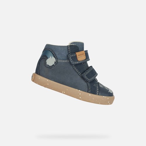 Geox Kilwi Sneakers Baby Mørkeblå | 42765-MPEZ