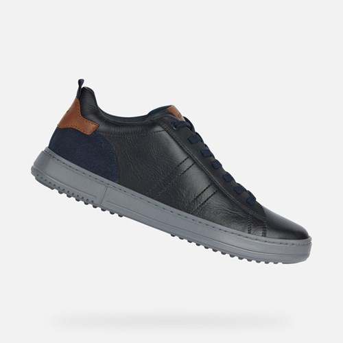 Geox Levico Sneakers Herre Mørkeblå | 05413-ABXH