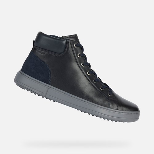 Geox Levico Sneakers Herre Mørkeblå | 72106-LXVH