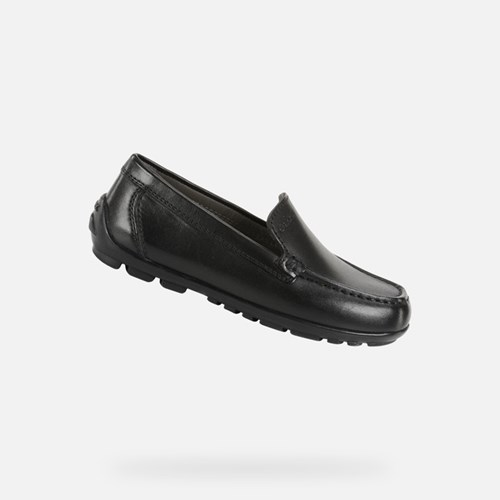 Geox New Fast Loafers Drenge Sort | 31840-VKHI