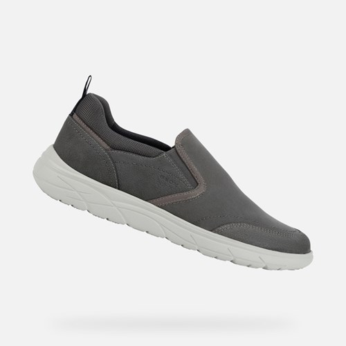 Geox Portello Sneakers Herre Grå | 32610-DLPF