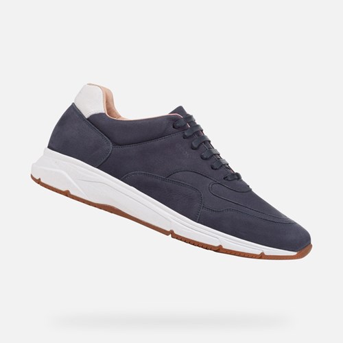 Geox Radente Sneakers Herre Mørkeblå | 14387-DZVM