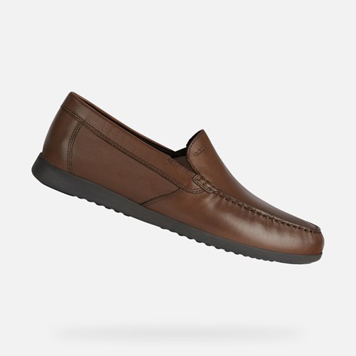 Geox Sile 2 Fit Loafers Herre Lysebrune | 87491-OANE