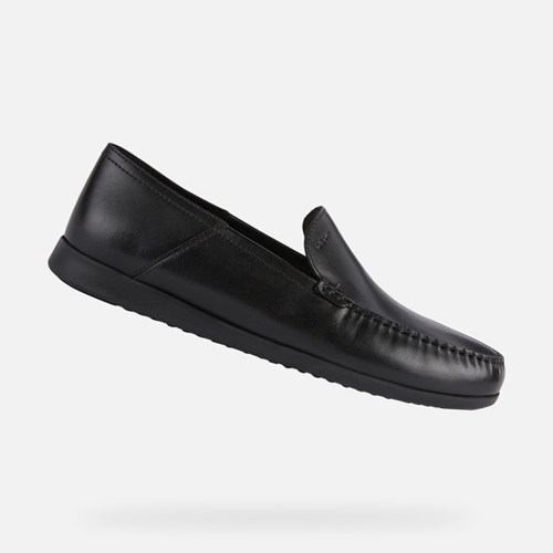 Geox Sile 2 Fit Loafers Herre Sort | 19478-QXRK