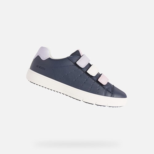 Geox Silenex Sneakers Pige Mørkeblå | 87564-HOZP