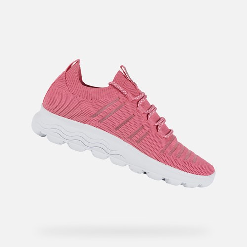 Geox Spherica Sneakers Dame Fuchsia | 87019-CUZM