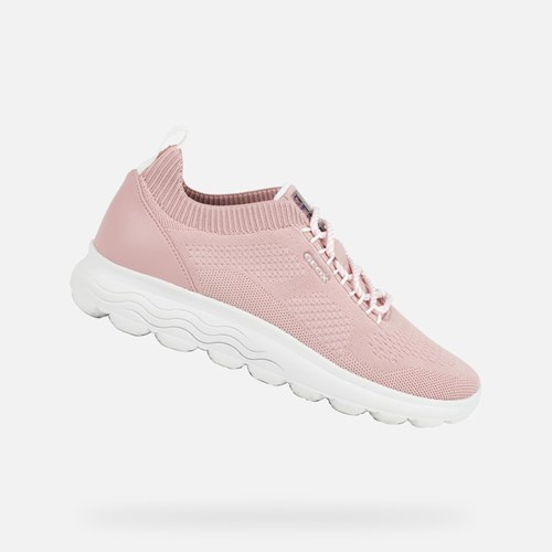 Geox Spherica Sneakers Dame Lyserød | 97046-NXKB