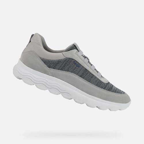 Geox Spherica Sneakers Herre Lysegrå | 46125-BEZJ