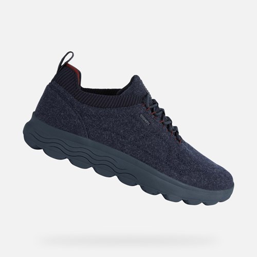 Geox Spherica Sneakers Herre Mørkeblå | 24039-UOBY