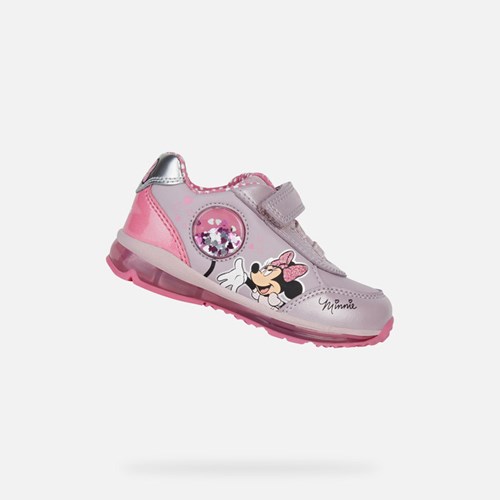 Geox Todo Sneakers Baby Mørkelyserød Fuchsia | 08972-DOUJ