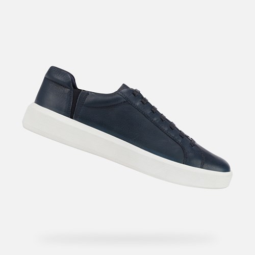 Geox Velletri Sneakers Herre Mørkeblå | 42879-KANR