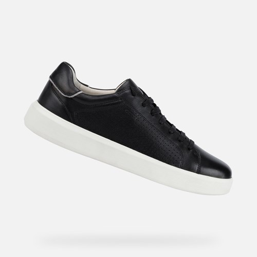 Geox Velletri Sneakers Herre Sort | 21387-FJHR