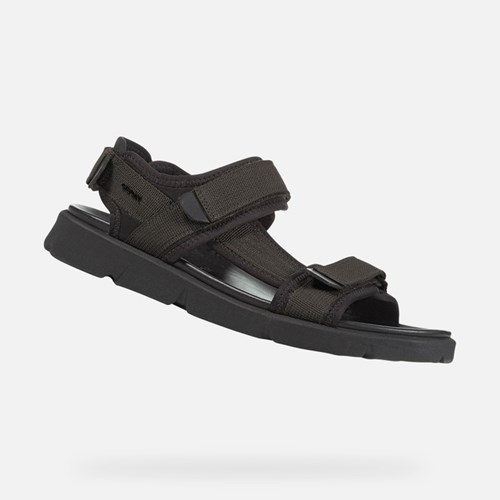 Geox Xand 2s Sandaler Herre Grå Sort | 67182-CMZD