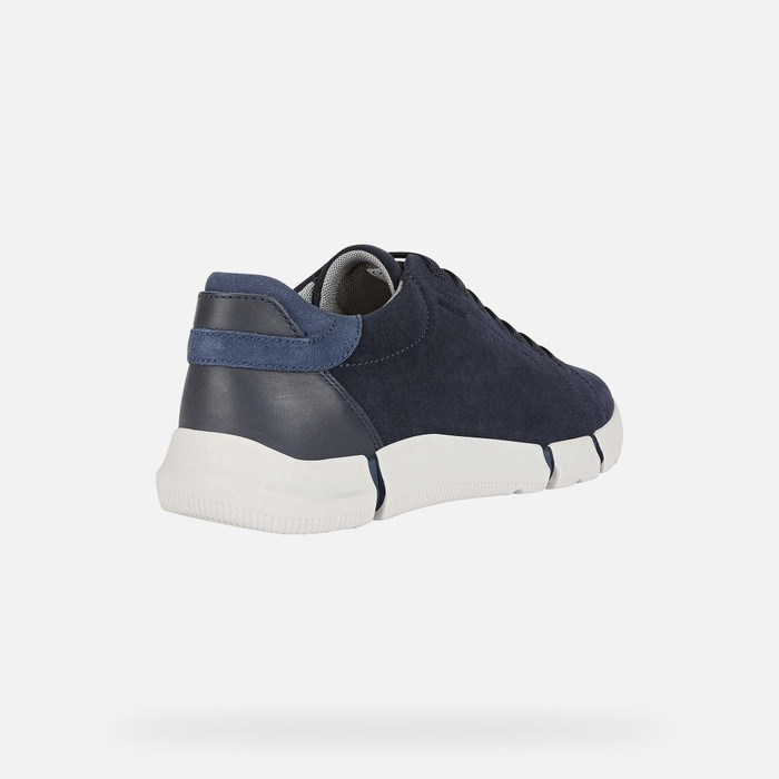 Geox Adacter Sneakers Herre Mørkeblå | 46923-IWSB