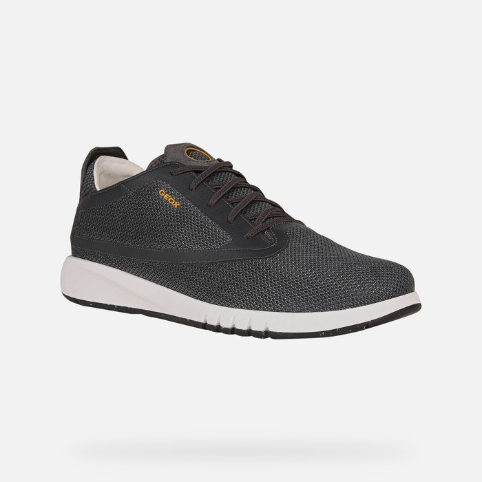 Geox Aerantis Sneakers Herre Anthracite | 26159-MGZT