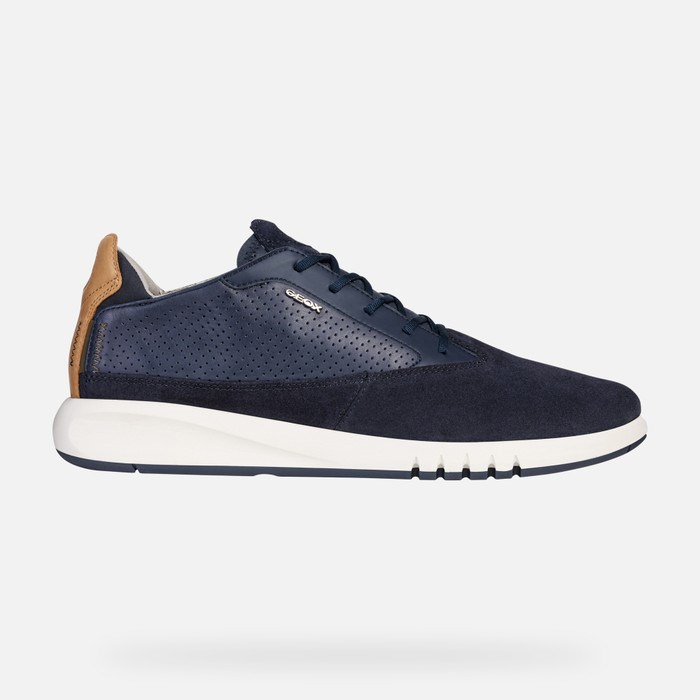 Geox Aerantis Sneakers Herre Mørkeblå | 45893-VLPO