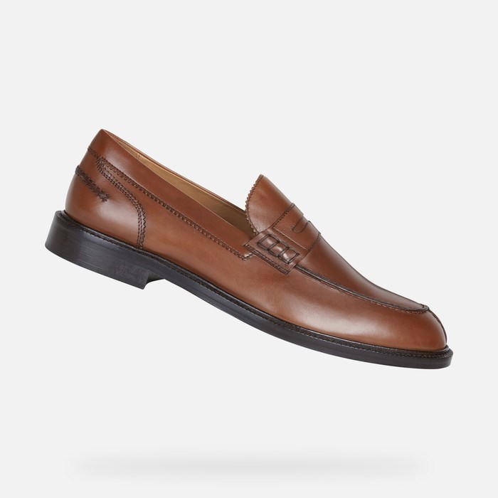 Geox Artenova Loafers Herre Cognac | 72198-CSZX