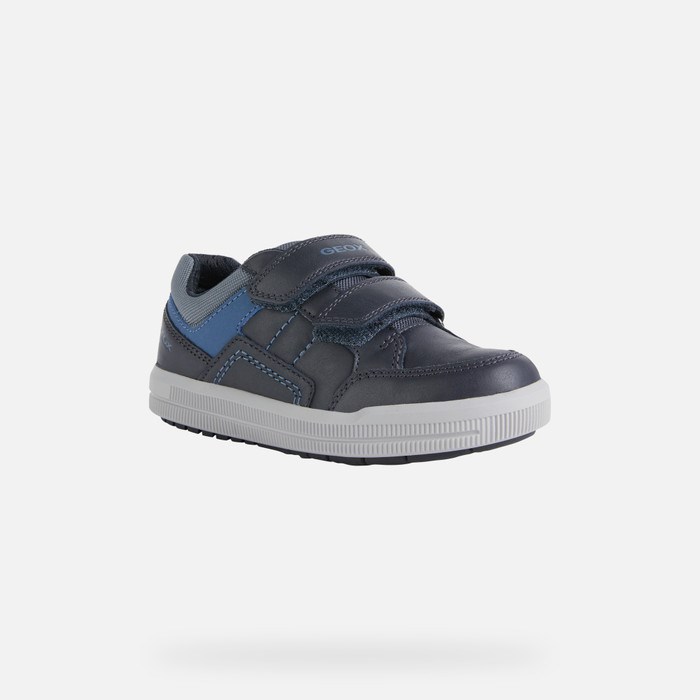 Geox Arzach Sneakers Drenge Mørkeblå | 47508-STRJ