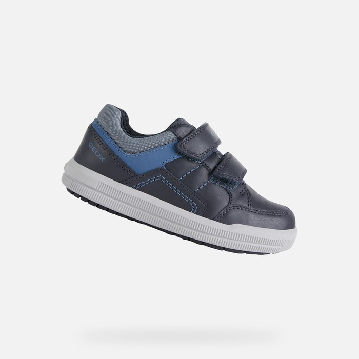 Geox Arzach Sneakers Drenge Mørkeblå | 47508-STRJ