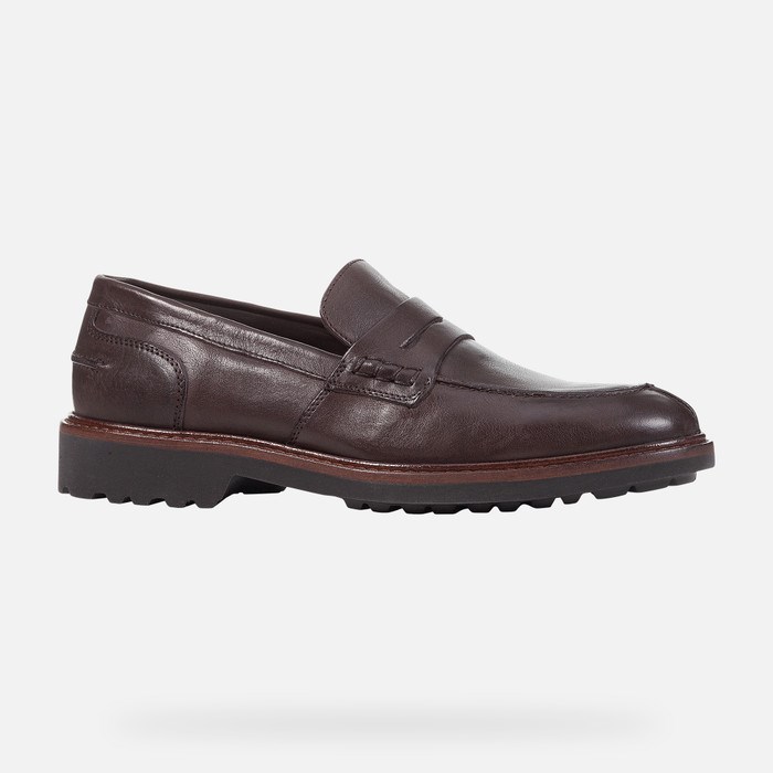 Geox Cannaregio Loafers Herre Mørkekaffe | 02637-XBFD