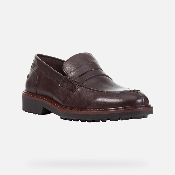 Geox Cannaregio Loafers Herre Mørkekaffe | 02637-XBFD