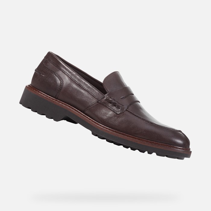 Geox Cannaregio Loafers Herre Mørkekaffe | 02637-XBFD