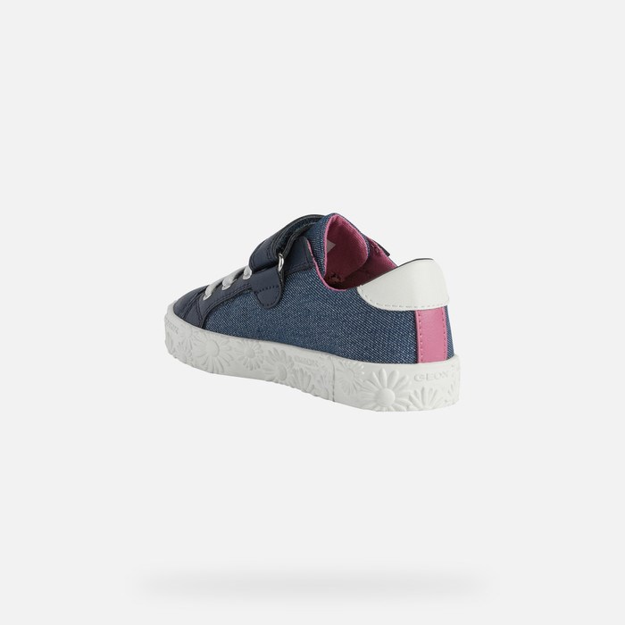 Geox Ciak Sneakers Pige Mørkeblå | 17248-VWJM