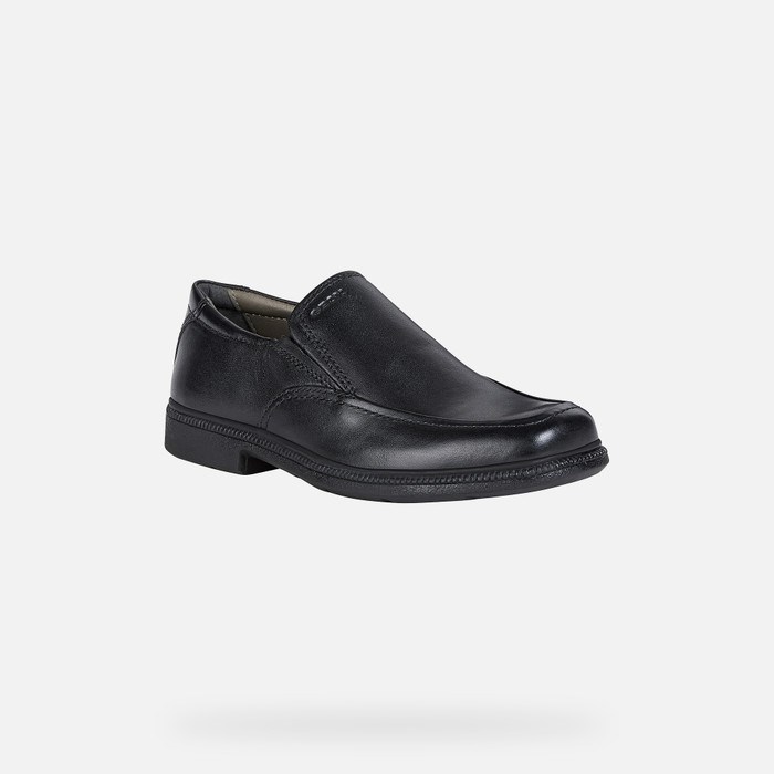 Geox Federico Loafers Drenge Sort | 43012-LJYT