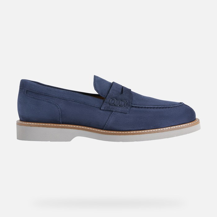 Geox Gubbio Loafers Herre Mørkeblå | 52917-TNJH