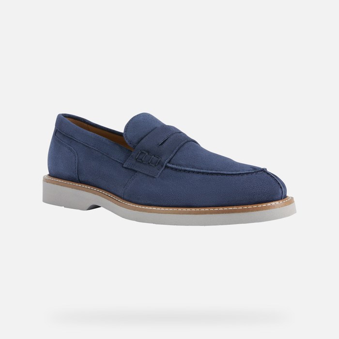 Geox Gubbio Loafers Herre Mørkeblå | 52917-TNJH