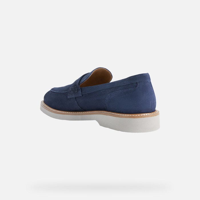 Geox Gubbio Loafers Herre Mørkeblå | 52917-TNJH