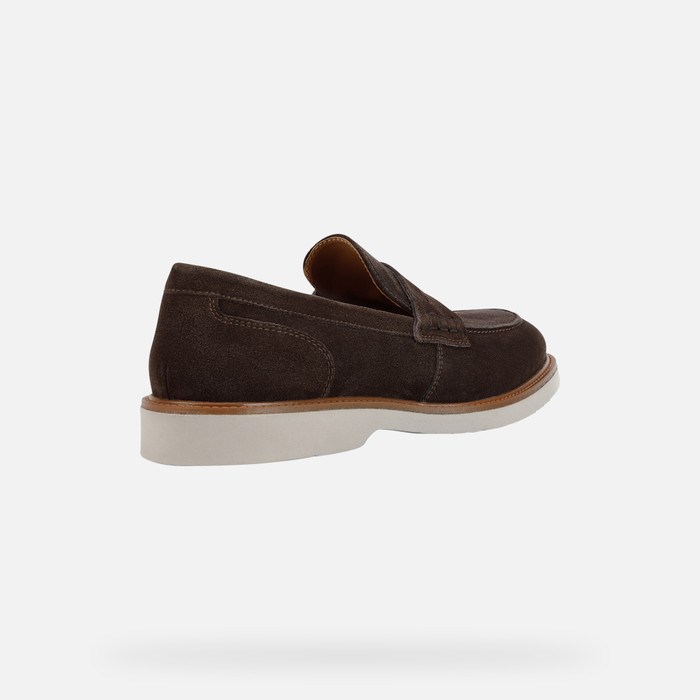 Geox Gubbio Loafers Herre Mørkebrune | 07546-LPJY