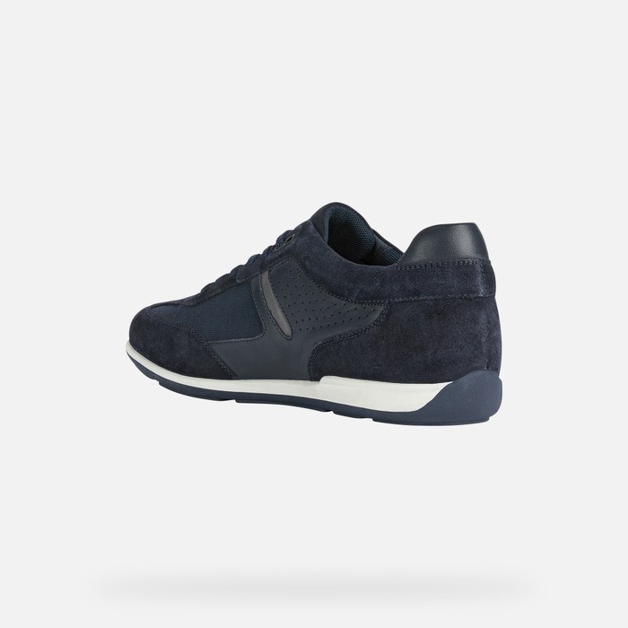 Geox Ionio Sneakers Herre Mørkeblå | 01934-KZRI