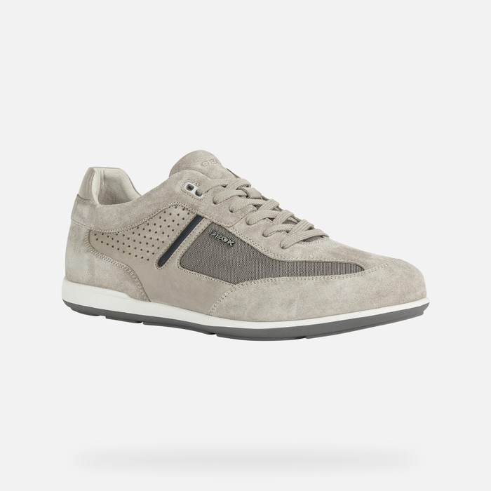 Geox Ionio Sneakers Herre Taupe | 27839-MGDP