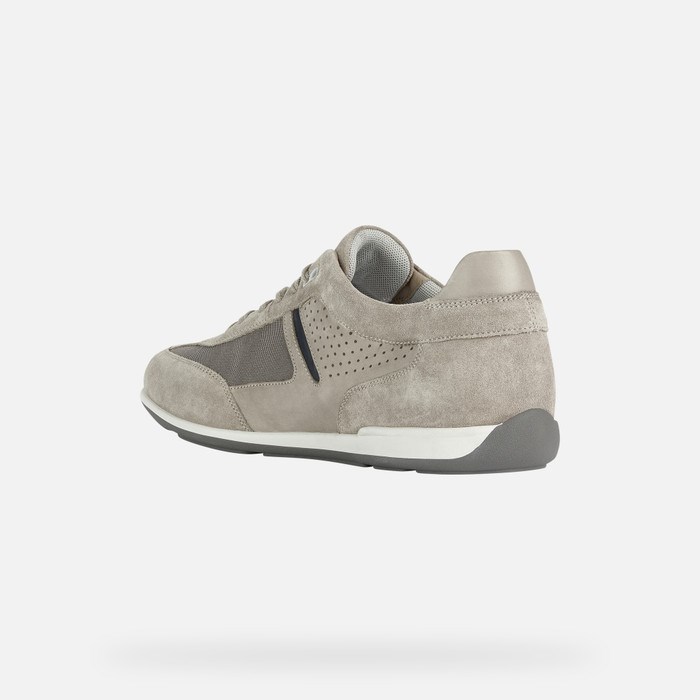 Geox Ionio Sneakers Herre Taupe | 27839-MGDP