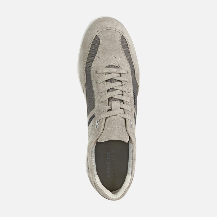 Geox Ionio Sneakers Herre Taupe | 27839-MGDP