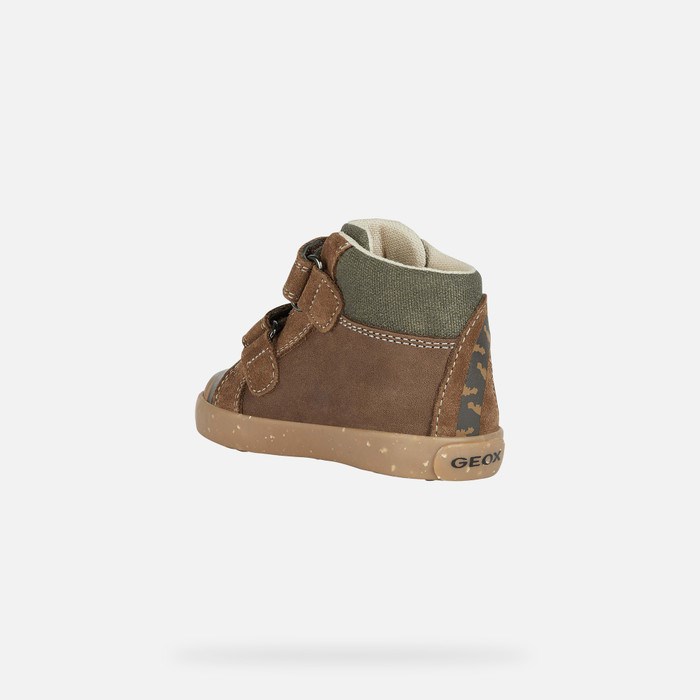 Geox Kilwi Sneakers Baby Brune Mørkebrune | 86523-MSWV