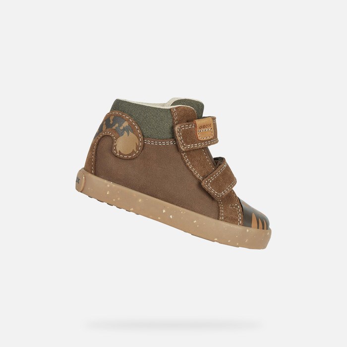 Geox Kilwi Sneakers Baby Brune Mørkebrune | 86523-MSWV