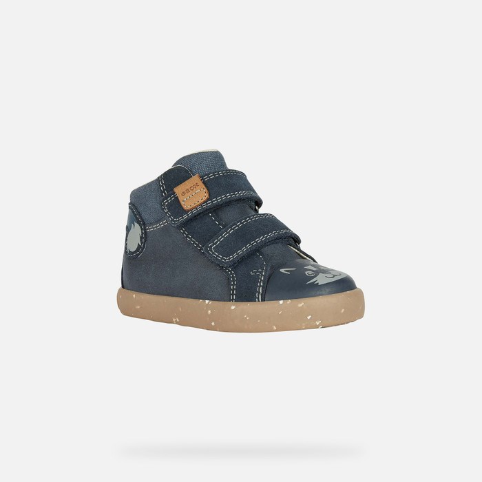 Geox Kilwi Sneakers Baby Mørkeblå | 42765-MPEZ