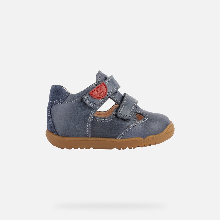 Geox Macchia First Steps Baby Mørkeblå | 62514-JXUO