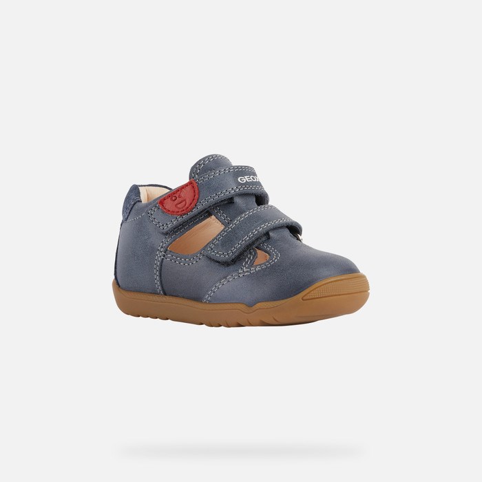 Geox Macchia First Steps Baby Mørkeblå | 62514-JXUO