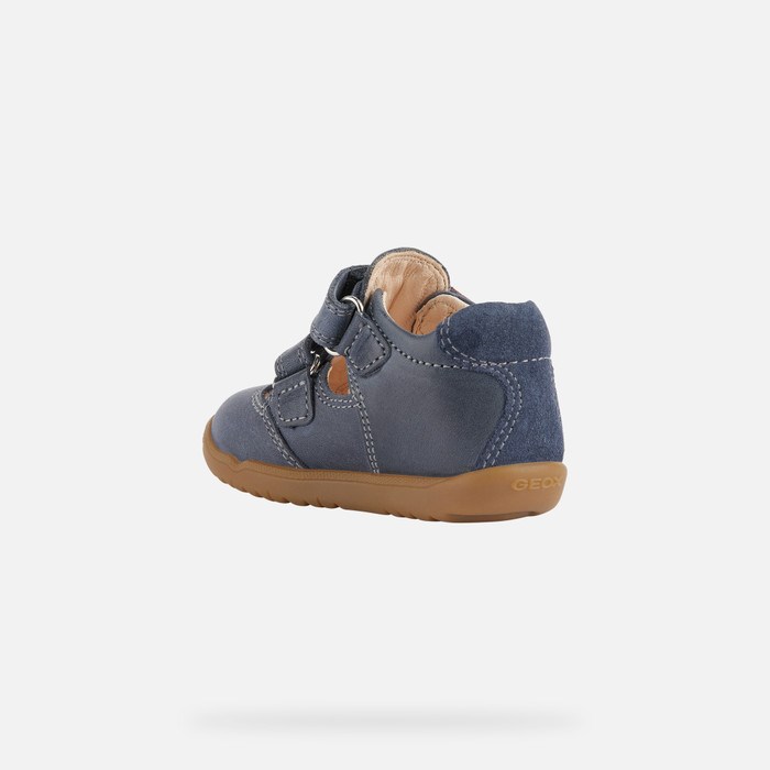 Geox Macchia First Steps Baby Mørkeblå | 62514-JXUO