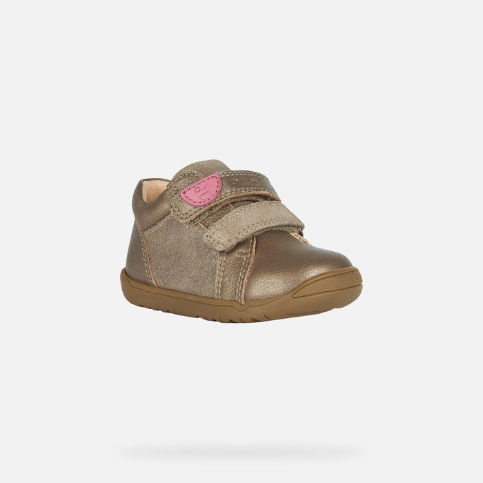 Geox Macchia Sneakers Baby Grå | 82301-TFZS