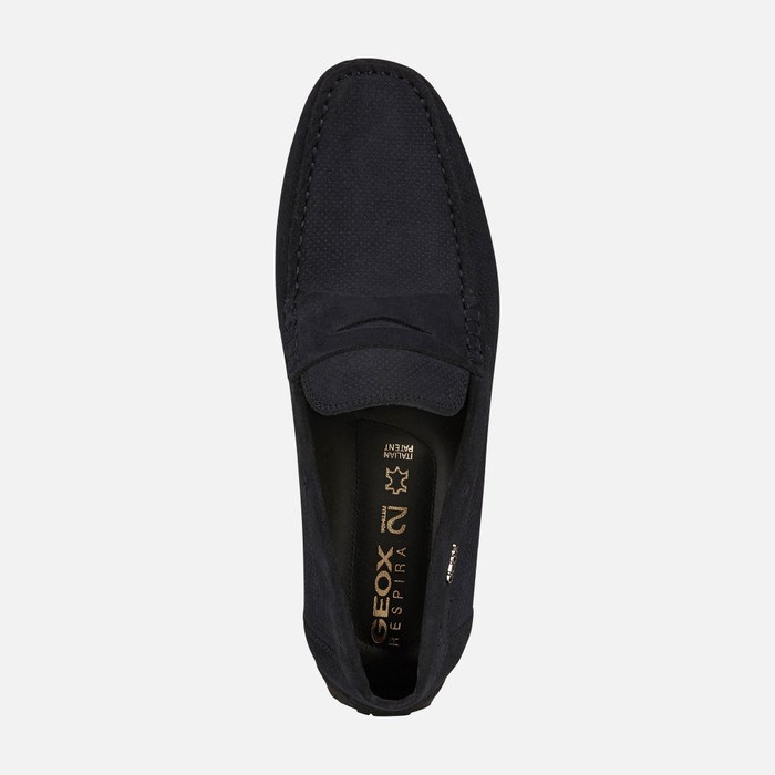 Geox Moner W 2fit Loafers Herre Mørkeblå | 39645-UDJW