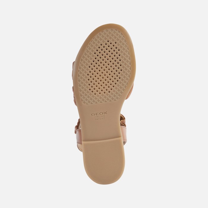 Geox Naileen Sandaler Dame Brune | 68104-MXBC