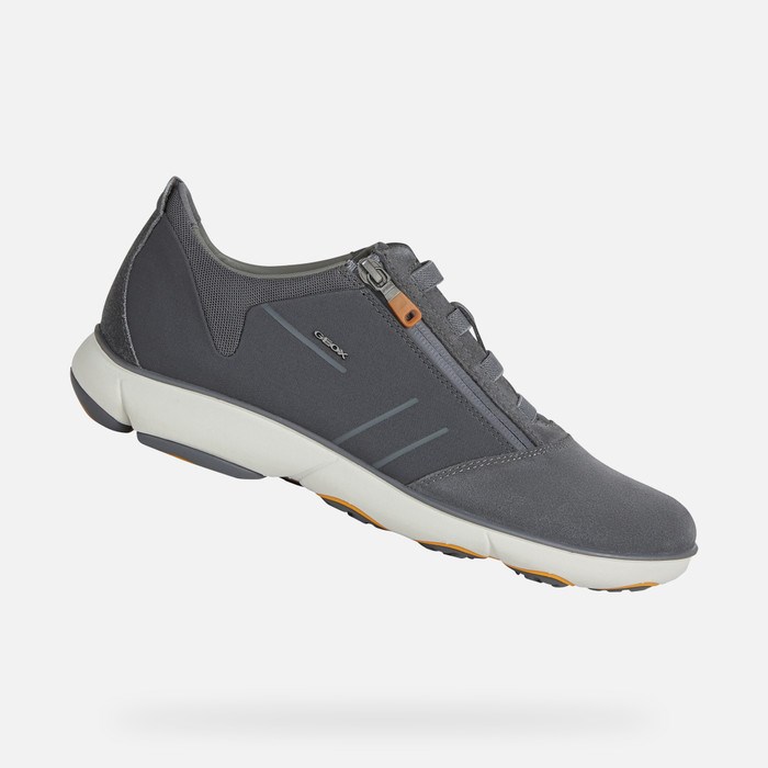 Geox Nebula Slip On Sko Herre Anthracite | 47082-DIUF