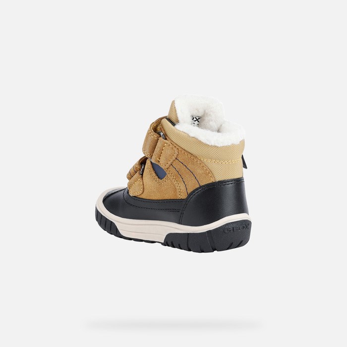 Geox Omar Mid-calf Boots Baby Gul Blå | 30589-UJYB